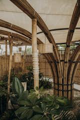 The openness of the structure allows the air to flow  Photo 13 of 24 in Bamboo Flower _Restroom pavillion by Manu Ponte