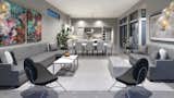 Rendering of the great room at forthcoming model of Aura by Christopher Homes at Miralon.