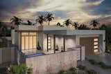 The homes of Aura express Desert Modernism in Palm Springs, with clean lines, expansive glass walls, solar power and energy-efficient features.