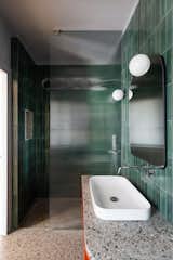 Bath Room, Ceramic Tile Wall, and Terrazzo Floor  Photo 3 of 21 in CASA LC by KICK.OFFICE