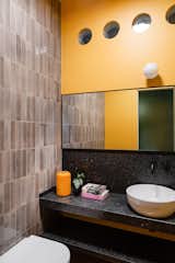Bath Room, Ceramic Tile Wall, Terrazzo Floor, and Stone Counter  Photo 16 of 21 in CASA LC by KICK.OFFICE