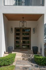 Doors, Swing Door Type, Wood, and Exterior Close up of the front door  Photo 11 of 19 in Triana Residence by Sebastian Eilert