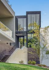 Exterior, House Building Type, Wood Siding Material, Flat RoofLine, and Brick Siding Material  Photo 7 of 15 in Modern View by Bradley Glenn Norris