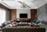 Living Room, End Tables, Sofa, Accent Lighting, Recessed Lighting, Coffee Tables, Ceiling Lighting, Marble Floor, Rug Floor, and Pendant Lighting Living Room  Photo 2 of 27 in Mumbai by Ali Baldiwala