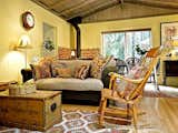 Open plan living & dining with wood burning stove for cozy nights in