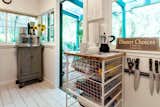 Side door lets-in fresh air and natural light 