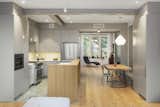 View of the Kitchen and Dining Towards the Front