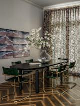 Dining Room Area (alternative view); photograph on wall by Lisa Levine.