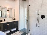 There are 3 full size bathrooms at Pinewood Lodge. Every shower has a rain head and body sprayers and all of our bathrooms come stocked with toiletries, a hair dryer in each, and super plush towels.