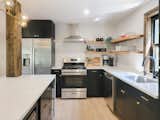 For morning coffee, there is a coffee brewer and k-Cup machine with coffee supplied. You will find all the dish ware, serve ware, and drink ware you need for such a large group to dine, but don’t worry, we have you covered with a dishwasher too.