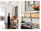 The mirror captured in this photo is a limited edition piece made by the noted designer, Ingrid Donat in Paris.