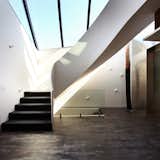 The resultant stair was highly sculptural and makes a dramatic design statement.
