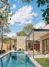 View of Pool and Patio from rear yard