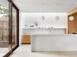 Wide view of Kitchen Island