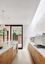 Kitchen with skylight
