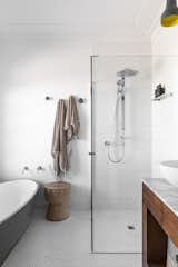 Ensuite – Apaiser bath and basin, Mark Tuckey stool