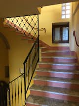 The staircase of Casa Cuoco in Civita Campomarano before restaurations 