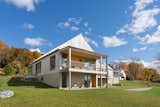 The Meadows - Rear Elevation. House & Garage