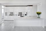 Kitchen, White Cabinet, Undermount Sink, Metal Backsplashe, and Recessed Lighting KITCHEN   Photo 1 of 5 in ORA Studio NYC Projects by ORA Studio NYC by Giusi Mastro from Lexington Ave Apartment