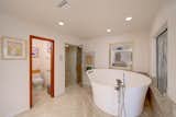 Master Bath Tub, Steam Bath and Commode Room (with own sink)