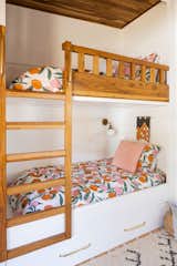 Built in bunkbed with additional trundle. 