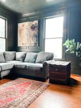 Living Room and Sectional  Photo 14 of 25 in 1906 Early American Colonial Renovation by Kendis Charles