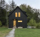 Exterior, House Building Type, Wood Siding Material, Gable RoofLine, and Metal Roof Material  Photo 1 of 11 in Little Black House by Elizabeth Herrmann Architecture + Design