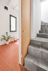 Staircase and Stone  Staircase Stone Photos from Picture Windows and Sliding Doors Work Magic in This Cozy Barcelona Home