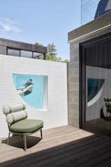 Outdoor, Small Patio, Porch, Deck, Decking Patio, Porch, Deck, Wood Patio, Porch, Deck, and Swimming Pools, Tubs, Shower  Photo 6 of 23 in Mechanized Shutters Protect This Australian Home From Prying Eyes from Shutter House