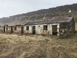 The barn and sheep house: before.