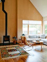 Smith knew he wanted to use plywood for the interior walls. "Plywood can look fantastic,