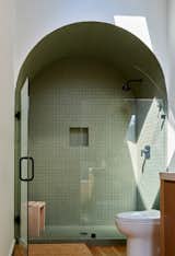 "The arched shower was not part of original plan,