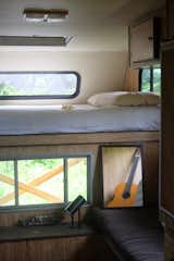 The camper, which now serves as Dani’s bedroom, has room enough for two beds.