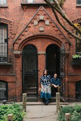"It feels strange to use the words ‘Gothic Revival’ and ‘charming’ in the same sentence, but that is the result with this home," says Maureen of her 1,000-square-foot row house.  