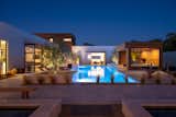 Outdoor, Back Yard, Grass, Large Pools, Tubs, Shower, Desert, Tile Patio, Porch, Deck, Trees, Swimming Pools, Tubs, Shower, and Landscape Lighting  Photo 16 of 21 in L House by assemblageSTUDIO