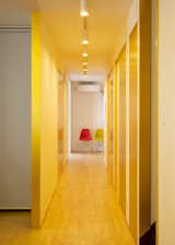 Hallway and Light Hardwood Floor Interior setting in the hallway  Photo 8 of 10 in Kitano House Renovation by 24d-studio