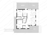 Final floor plan of cottage  Photo 10 of 16 in Birdhouse Cottage by Paul Backewich