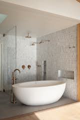Bath Room and Freestanding Tub  Photo 16 of 27 in Beach Road Home 1 by Eyoh Design