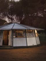 This particular Marabout was commissioned by the French energy company in 1972 for temporary housing outside Paris. It stood on a property in Avignon for five decades before being acquired and restored by Cividano.