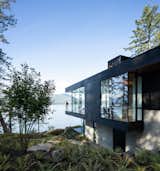 Bowen Island House daytime exterior by office of mcfarlane biggar architects + designers