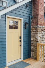 Door light details and outdoor wall lights.