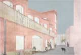 An exterior render of an in-progress project by Studio Weave.  Photo 4 of 18 in Future of Co-Living by Anna Dorothea Ker
