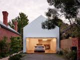 Garage of the Garden House by Austin Maynard Architects