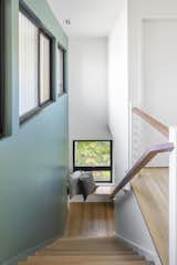 A window nook and window out to the green evidence the highly efficient floor plan that leaves no corner untouched in its functionality.