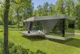 Exterior, Prefab Building Type, Tiny Home Building Type, and Flat RoofLine Exterior design of the Space  Photo 5 of 17 in The Space by iOhouse by Heliis Tiitma