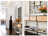 The mirror is a limited edition piece made by noted designer Ingrid Donat in Paris.  