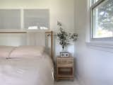 Master Bedroom.
Custom bed frame and bedside table.
Artwork: Framed fabric by Ronan & Erwan Bouroullec for Artek