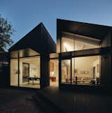 FMD Architects Split House exterior night
