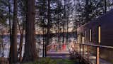 HPA Architecture and Design Salt Spring cabin exterior patio