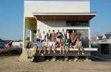The students of UrbanBuild's 2010 design-build program in front of the LEED silver home they dreamed up and crafted together.